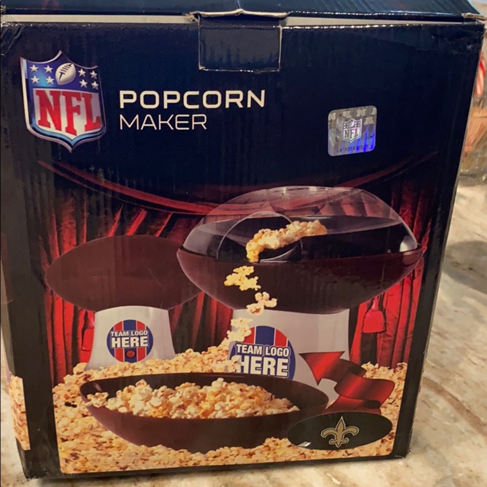 NFL popcorn maker